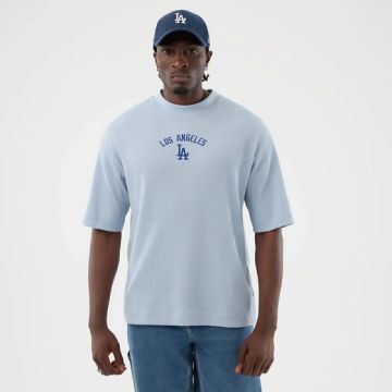 LA DODGERS MLB WAFFLE T-SHIRT 'PASTEL BLUE'