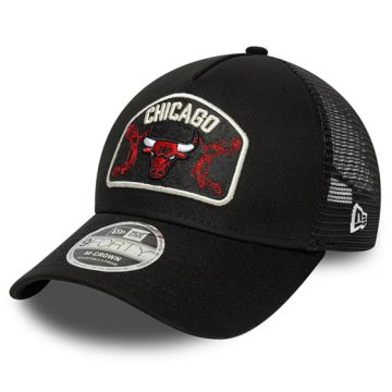NBA CHICAGO BULLS 9FORTY M-CROWN A-FRAME TRUCKER CAP 'BLACK'