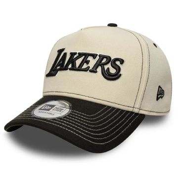 NBA LA LAKERS CITY ICON 9FORTY E-FRAME ADJUSTABLE CAP 'CREAM'
