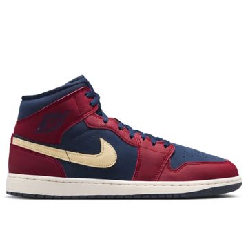 AIR JORDAN 1 MID SE 'TEAM RED/OBSIDIAN'