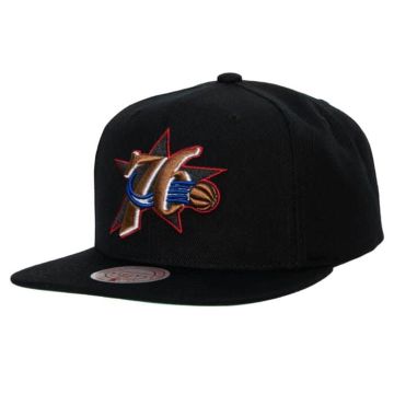 PHILADELPHIA 76ERS TEAM GROUND 2.0 SNAPBACK 'BLACK'