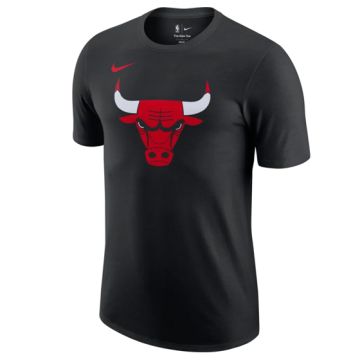 NBA LOGO CHICAGO BULLS ESSENTIAL T-SHIRT 'BLACK'