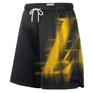 NBA LOS ANGELES LAKERS STANDARD ISSUE FLEECE BASKETBALL SHORTS 'BLACK'