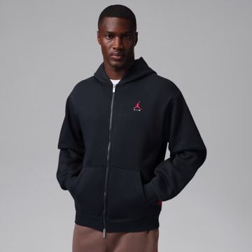 BROOKLYN FULL-ZIP HOODIE 'BLACK'