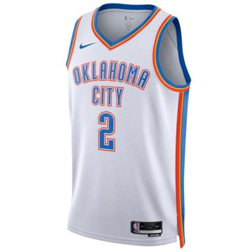 NIKE x NBA OKLAHOMA CITY THUNDER ASSOCIATION EDITION SWINGMAN JERSEY '#2 SHAI GILGEOUS-ALEXANDER'
