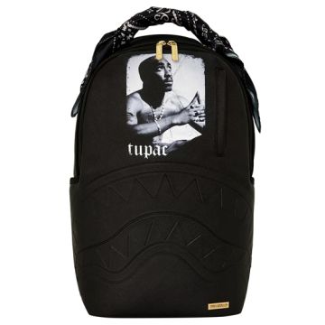 TUPAC POETRY - BANDANA HANDLE BACKPACK 'BLACK'
