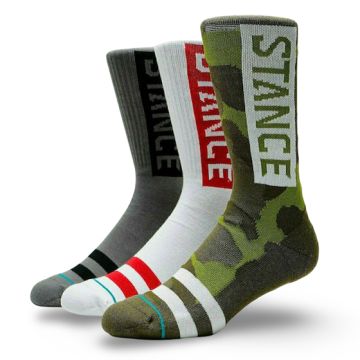 THE OG CREW SOCKS 3 PACK 'CAMO'