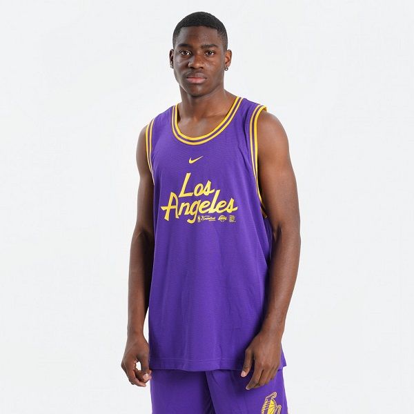 Nike Dri-FIT NBA Los Angeles Lakers City Edition Jersey / Field Purple